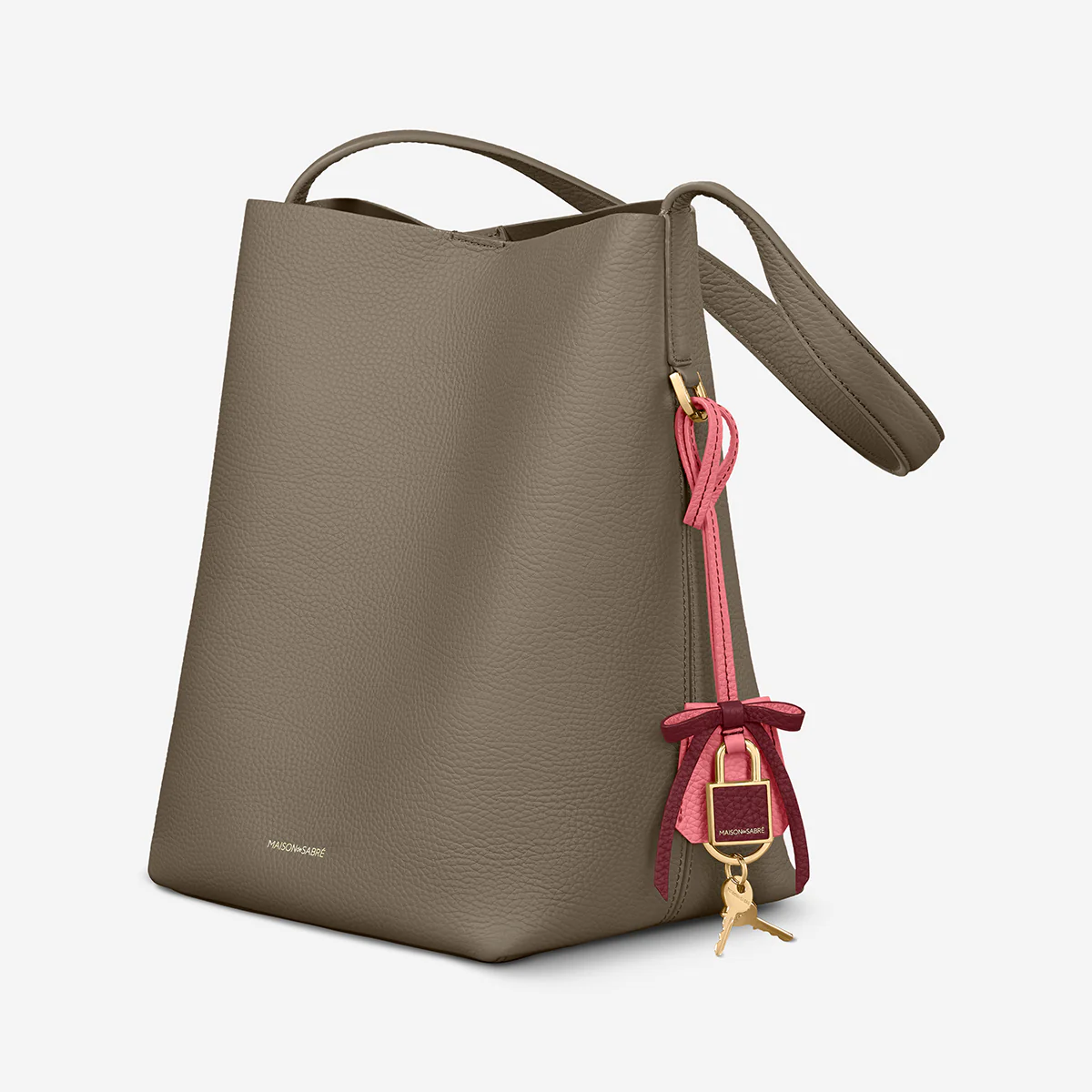 The Bow Padlock Charm - Candy Plum - Image 6
