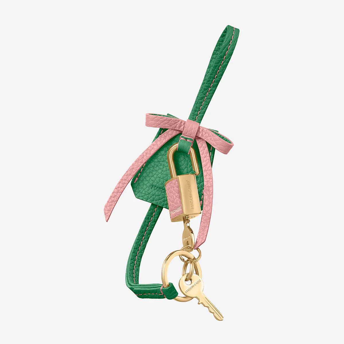 The Bow Padlock Charm - Emerald Lily - Image 3
