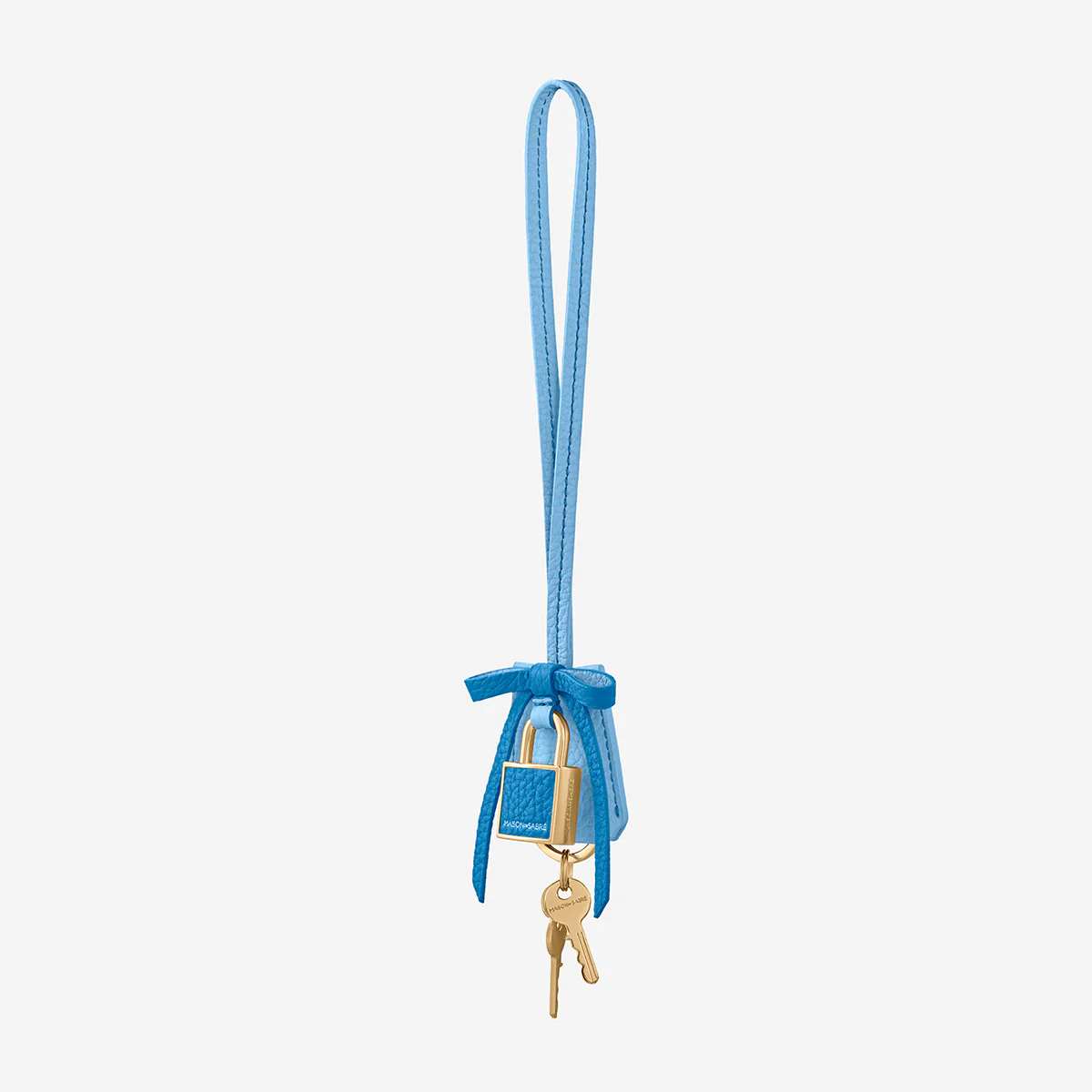 The Bow Padlock Charm - Sky Lapis - Image 5