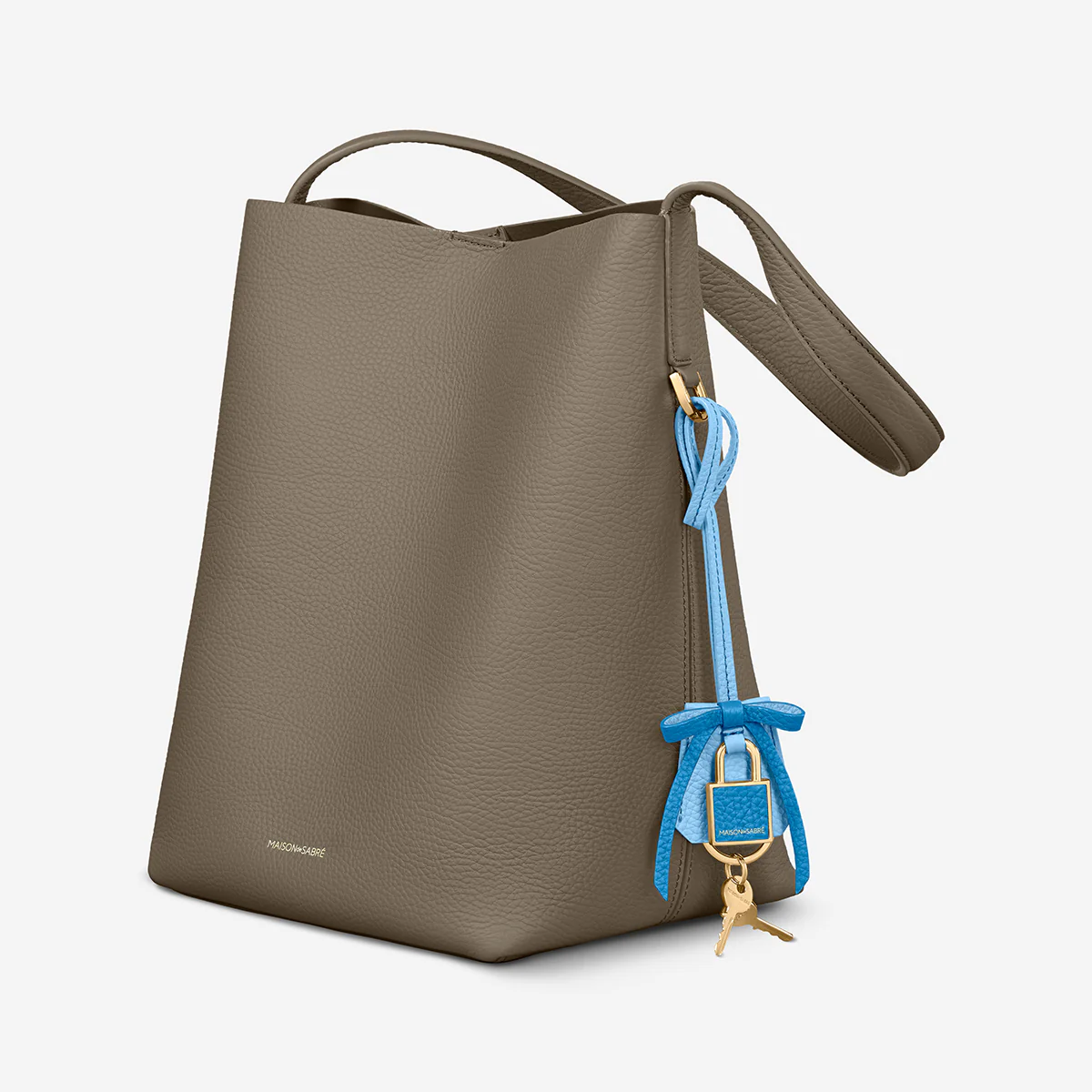 The Bow Padlock Charm - Sky Lapis - Image 6