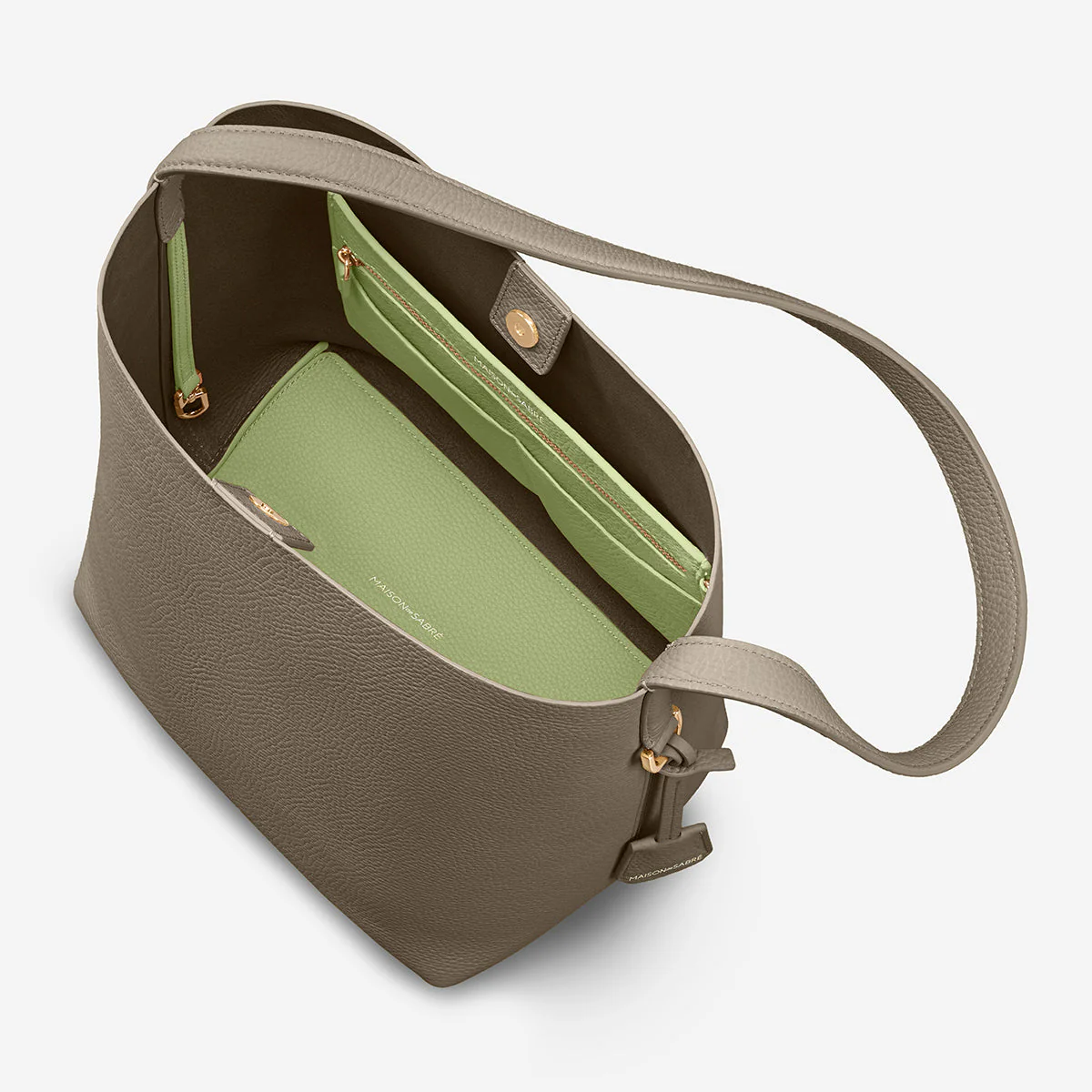 The Bucket Soft Tote - Cashmere Matcha - Image 4