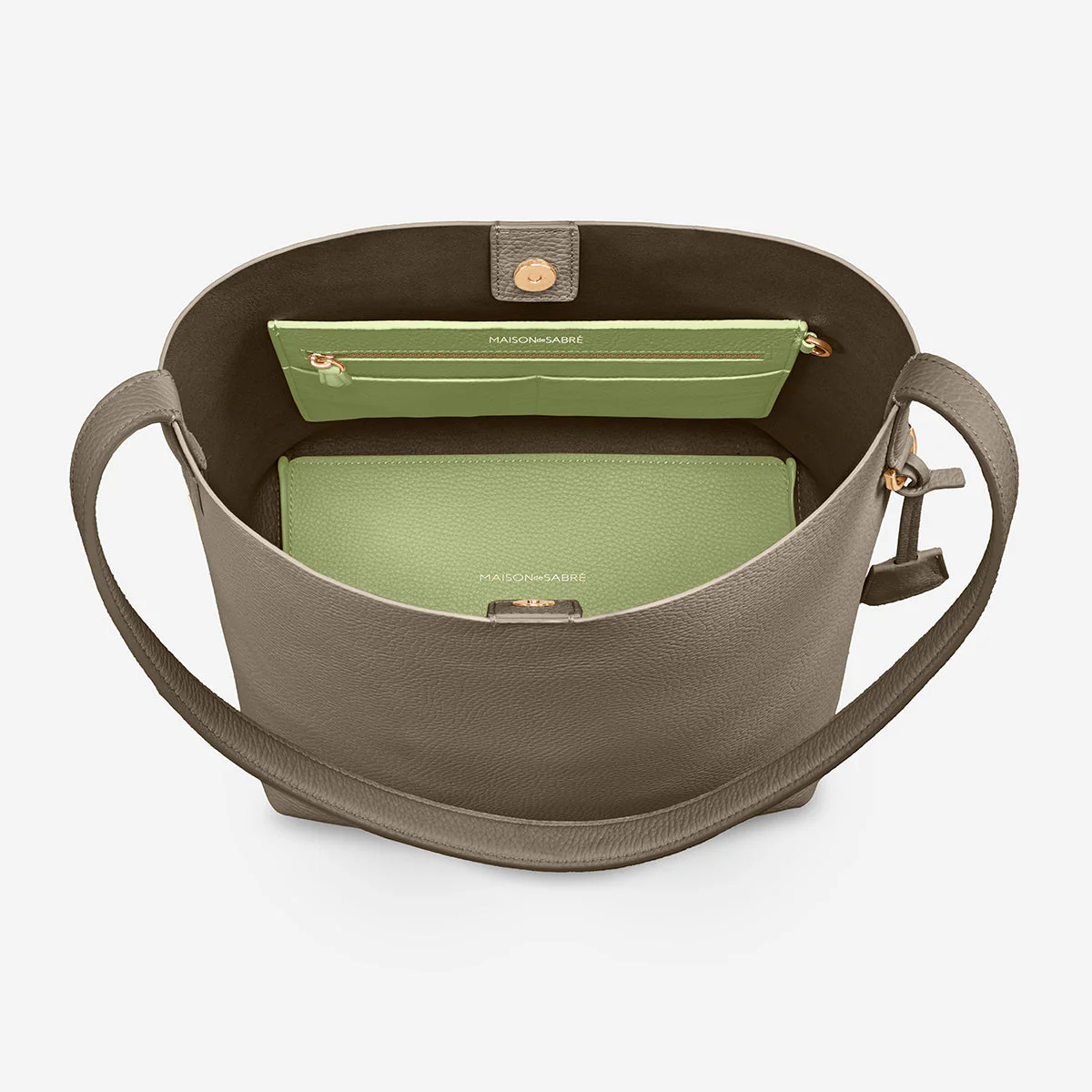 The Bucket Soft Tote - Cashmere Matcha - Image 7