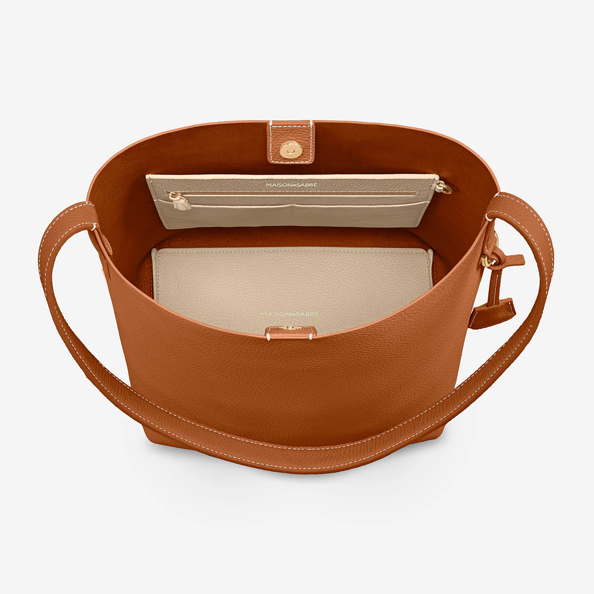 The Bucket Soft Tote - Pecan Nude - Image 7