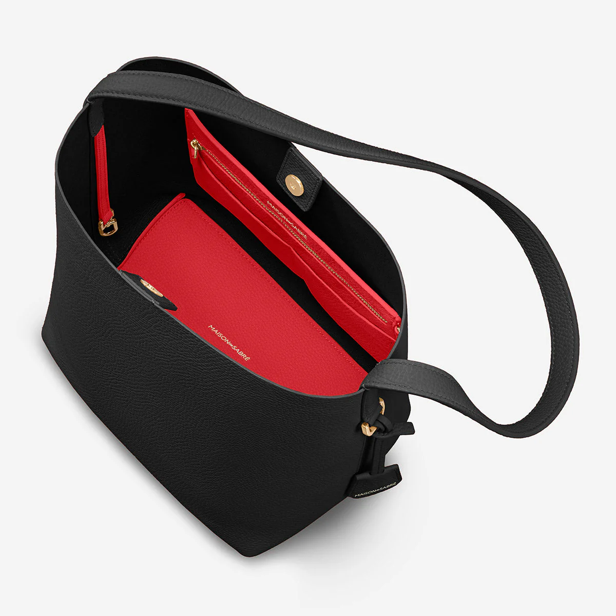 The Bucket Soft Tote - Rouge Noir - Image 4