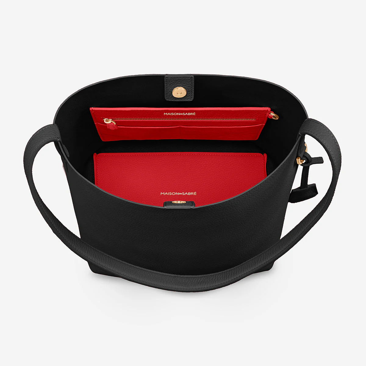 The Bucket Soft Tote - Rouge Noir - Image 7
