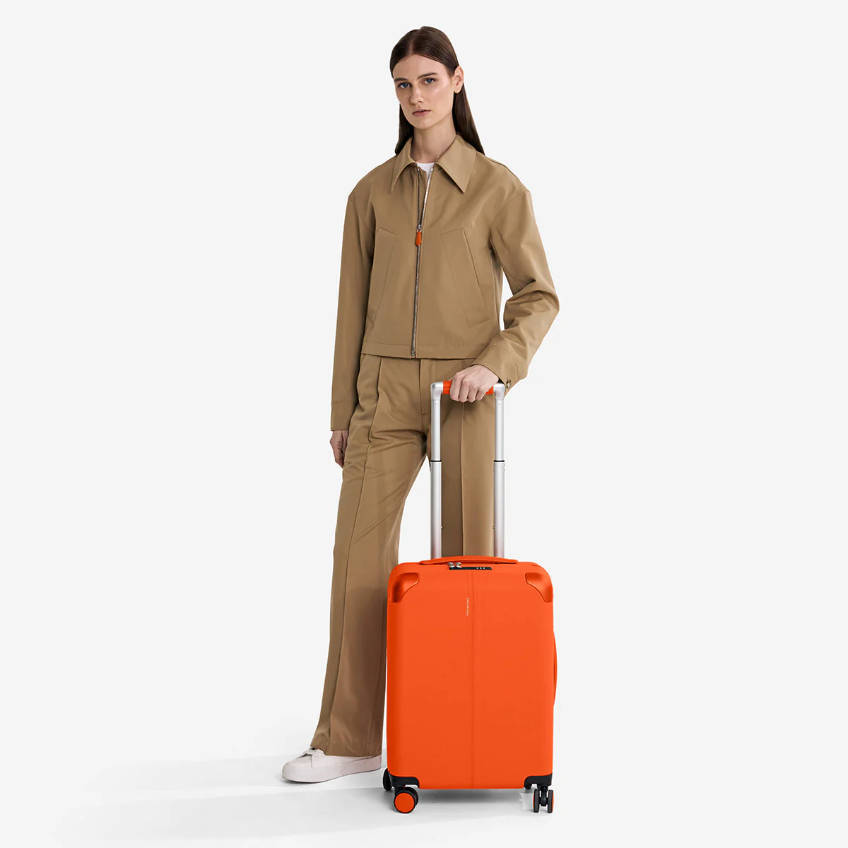 The Carry On Suitcase - Manhattan Orange - Image 7