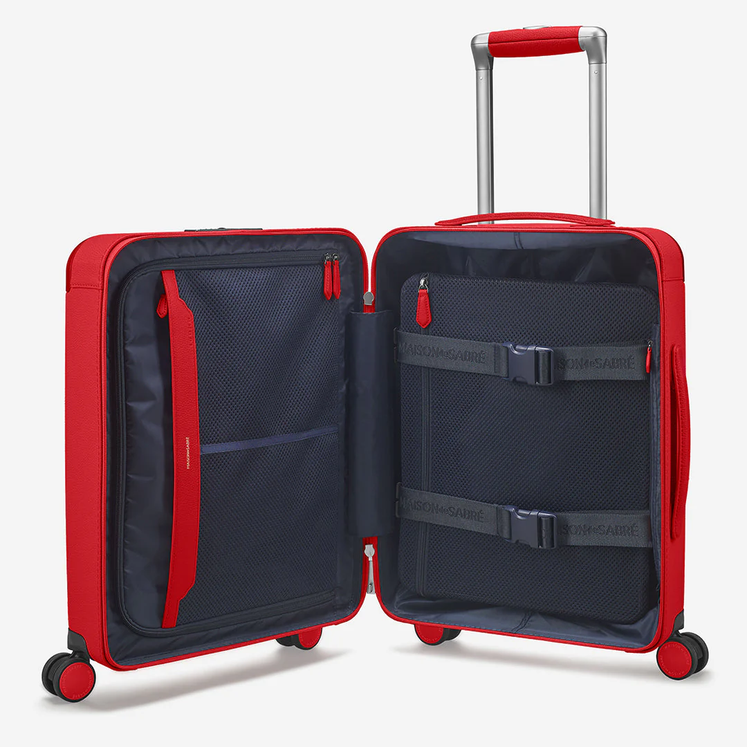 The Carry On Suitcase - Pomegranate Red - Image 3