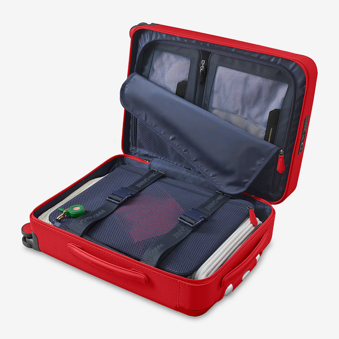 The Carry On Suitcase - Pomegranate Red - Image 4