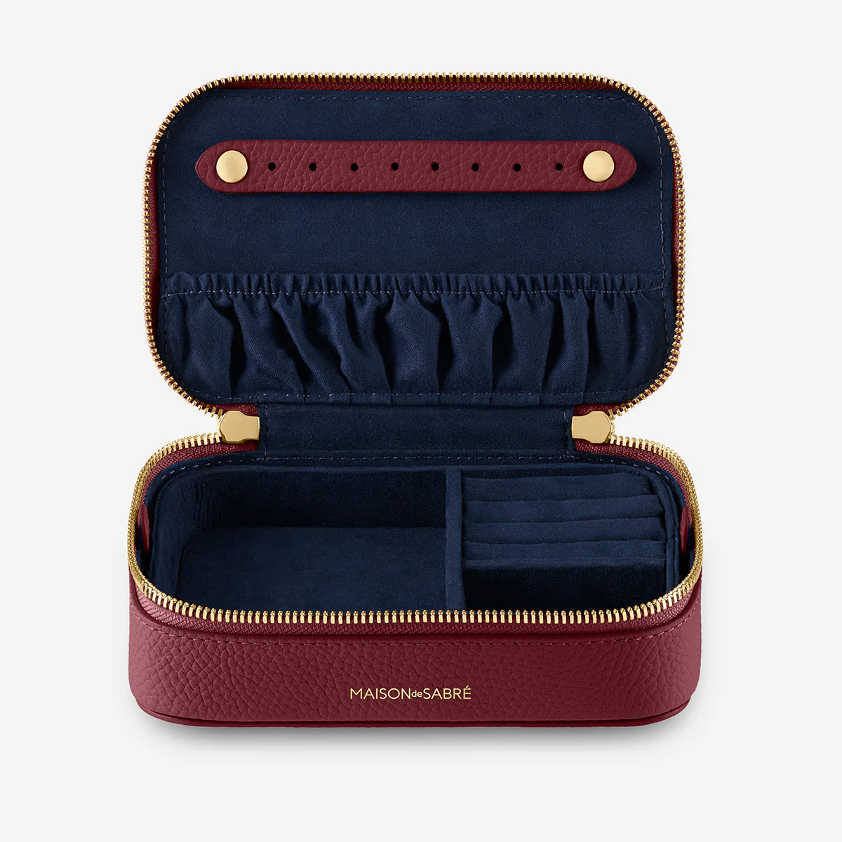 The Jewellery Case - Plum Red - Image 2
