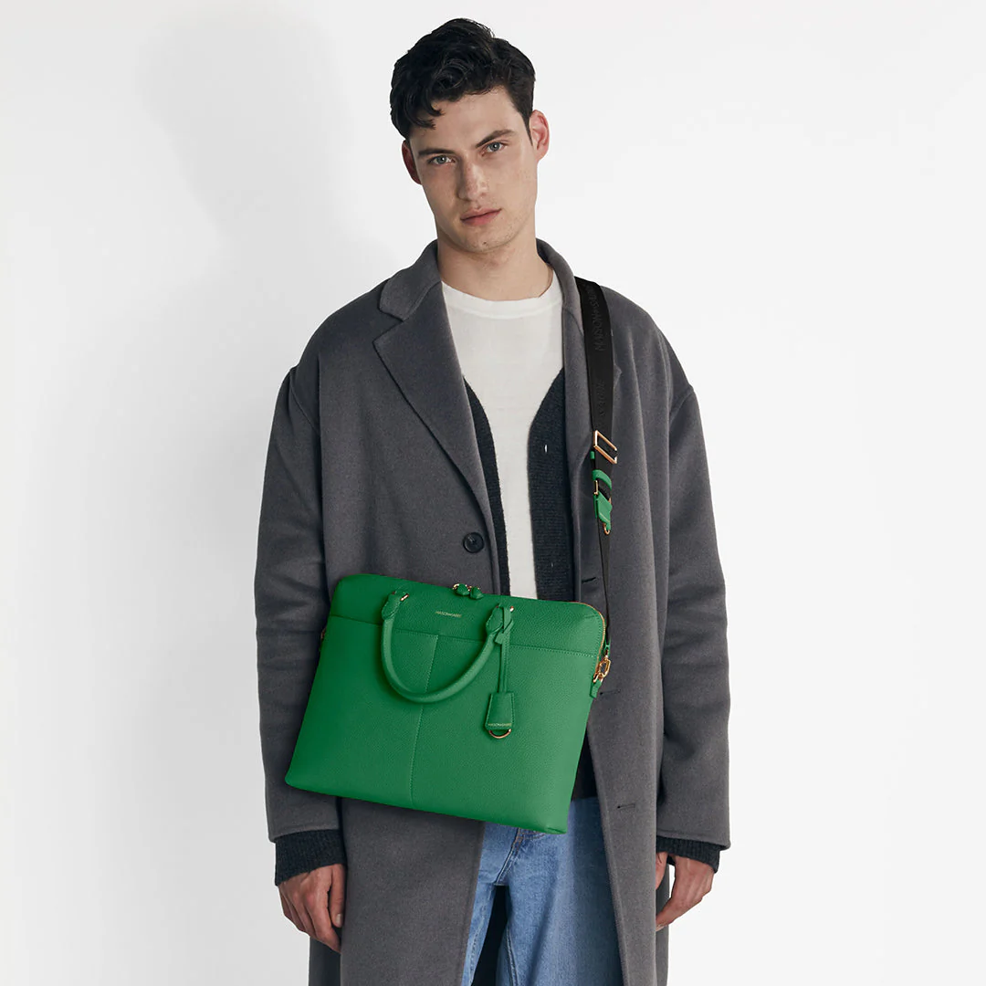 The Laptop Bag - Emerald Green - Image 3