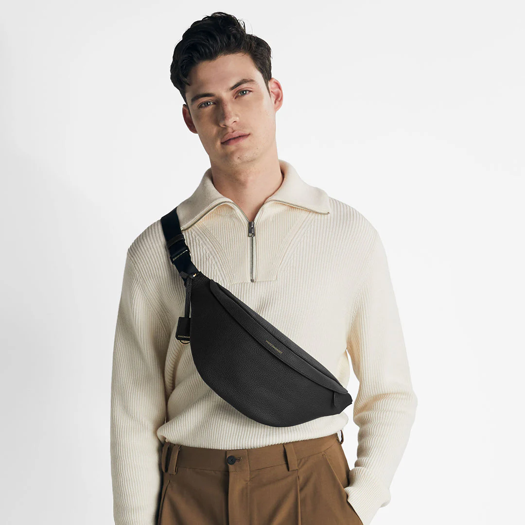 The Large Sling Bag - Black Caviar - Image 3