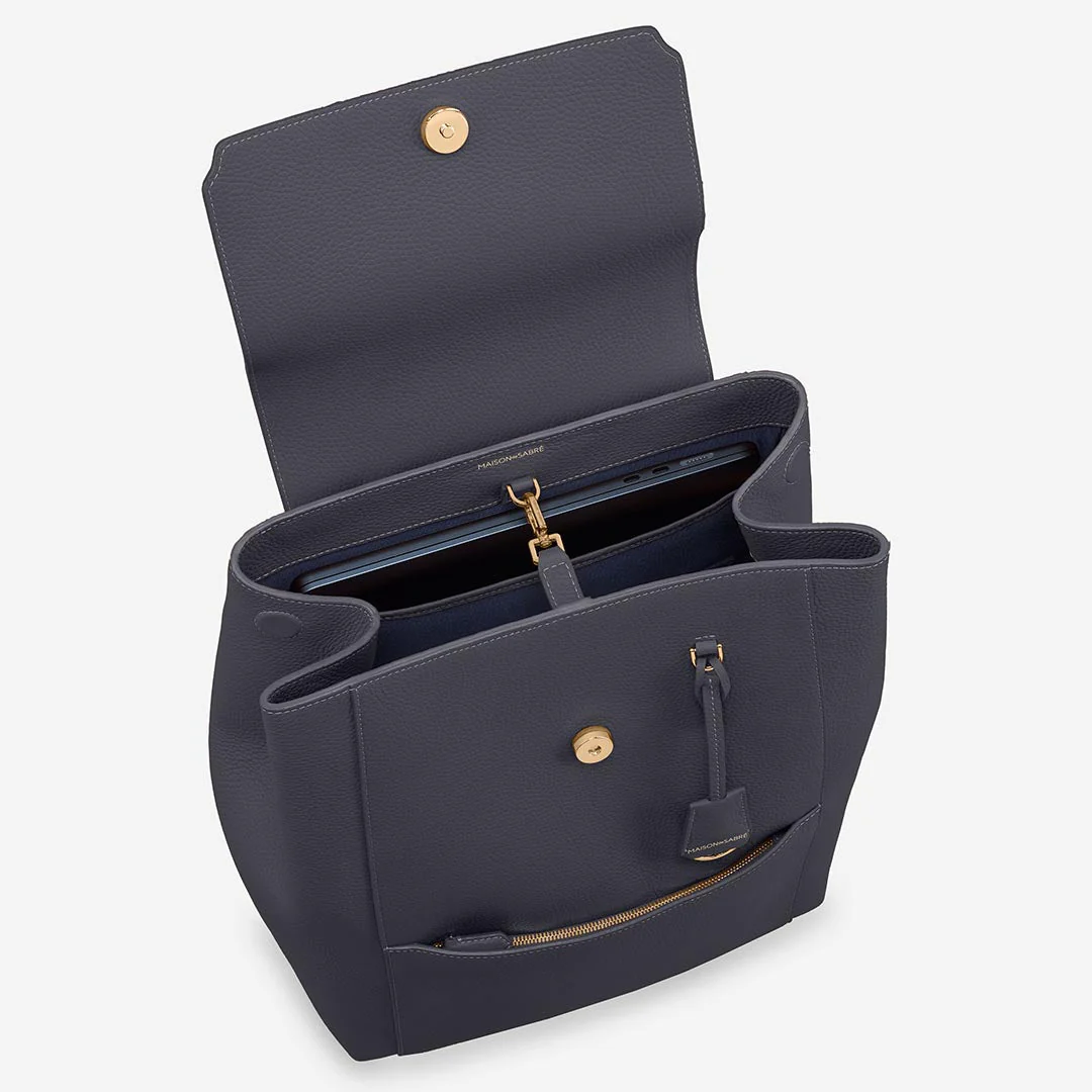 The Large Soft Backpack - Graphite Grey - Image 6