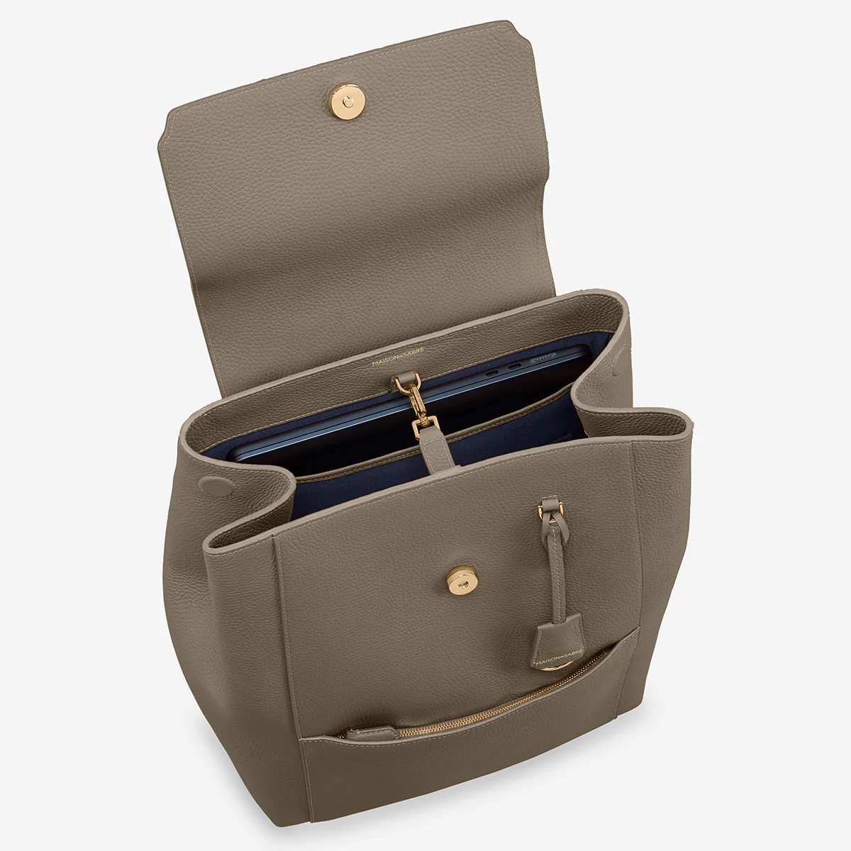 The Large Soft Backpack - Cashmere Clay - Image 4