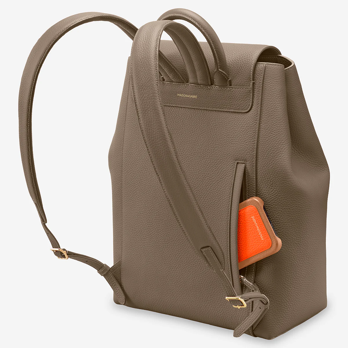 The Large Soft Backpack - Cashmere Clay - Image 5