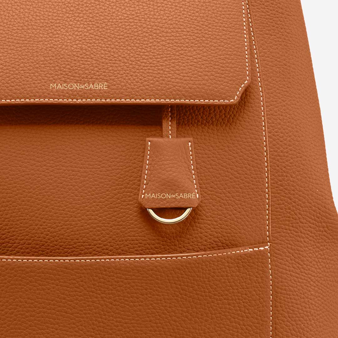 The Large Soft Backpack - Pecan Brown - Image 10