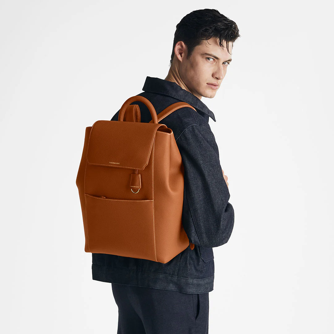The Large Soft Backpack - Pecan Brown - Image 3