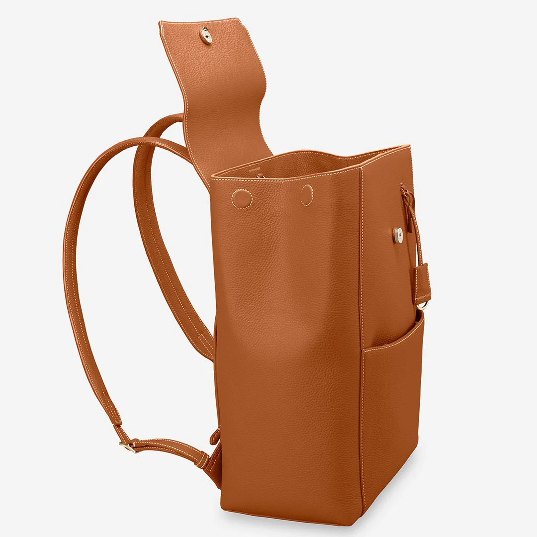 The Large Soft Backpack - Pecan Brown - Image 5