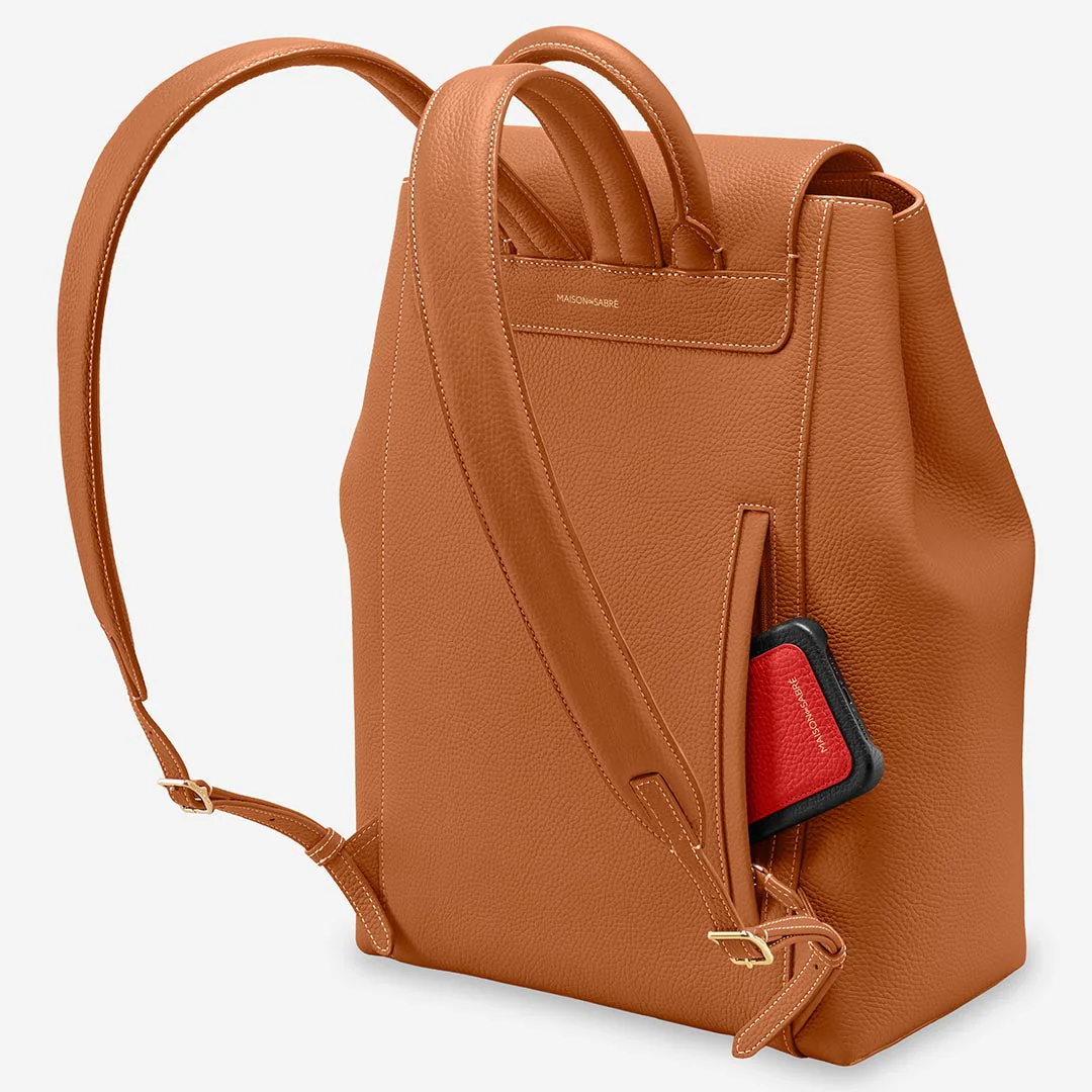 The Large Soft Backpack - Pecan Brown - Image 7