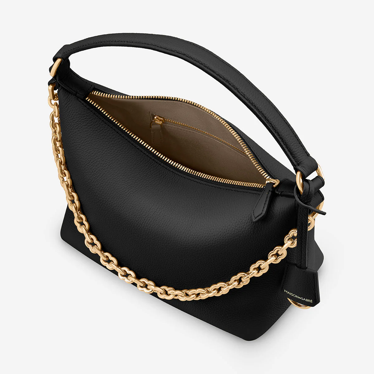 The Limited Edition Soft Hobo - Black Caviar - Image 6