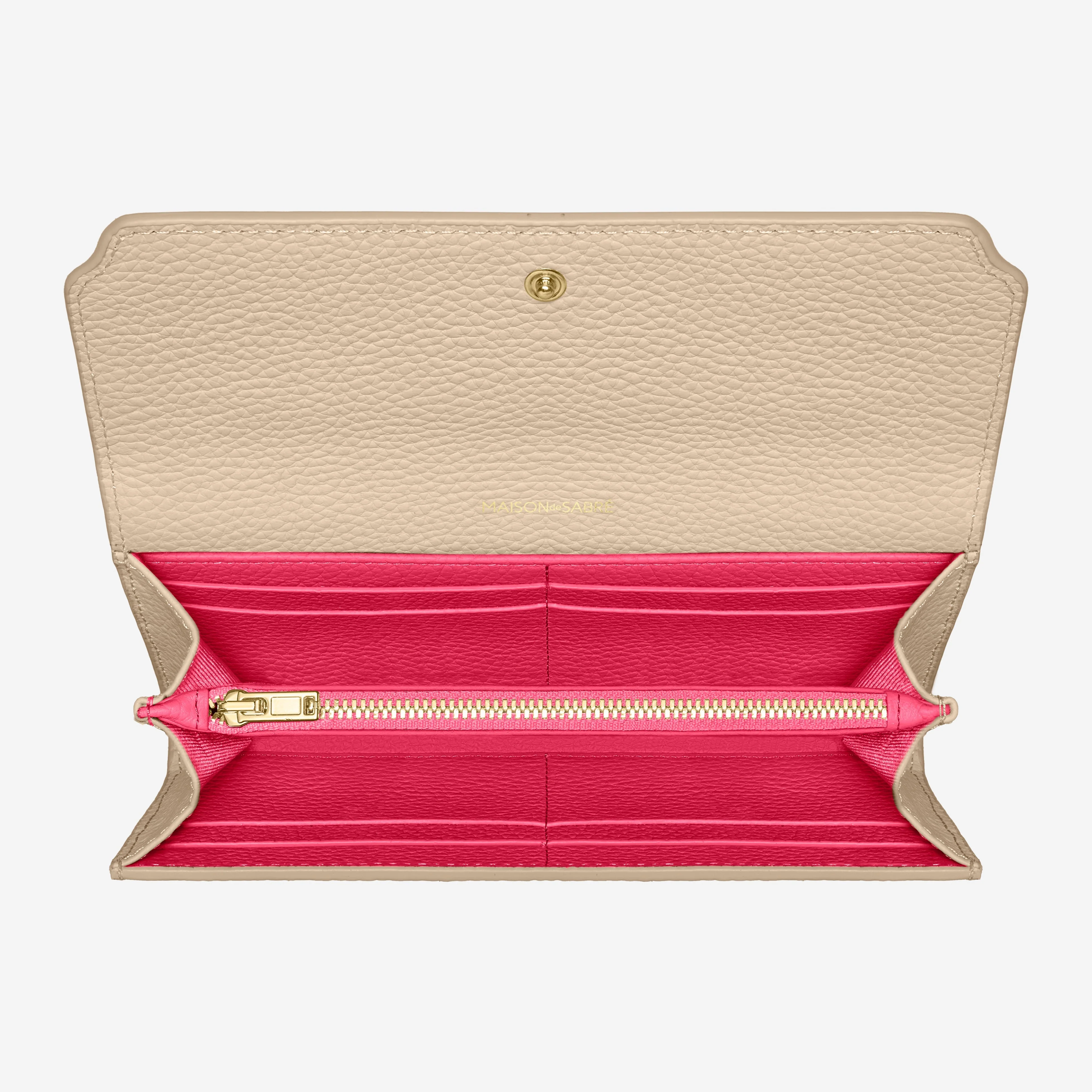 The Long Flap Wallet - Saharan Fuchsia - Image 3