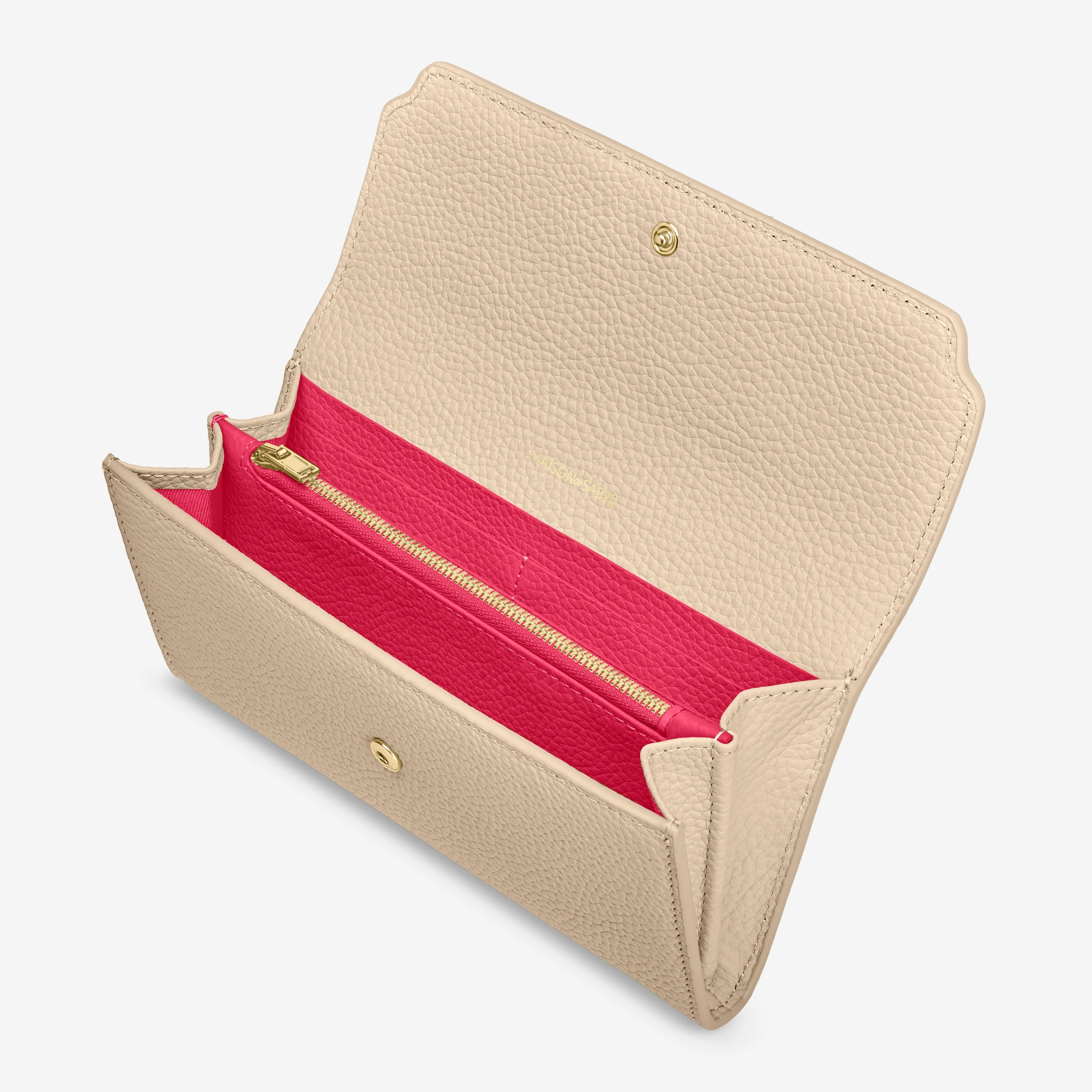 The Long Flap Wallet - Saharan Fuchsia - Image 5