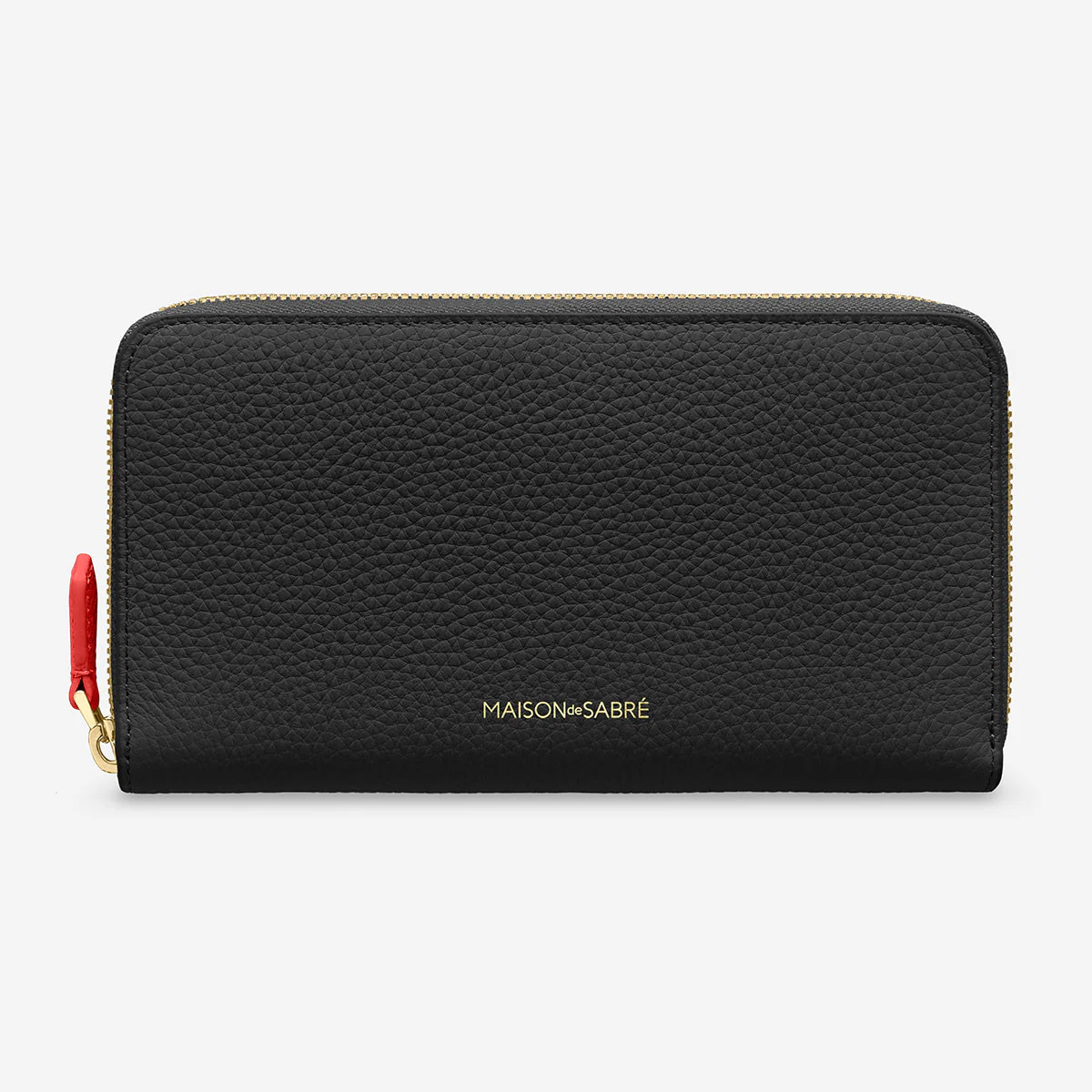 The Long Zip Wallet - Pomegranate Caviar