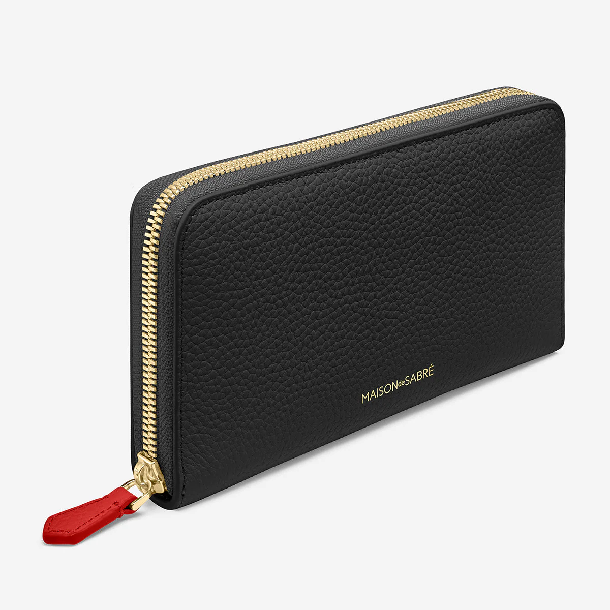 The Long Zip Wallet - Pomegranate Caviar - Image 3