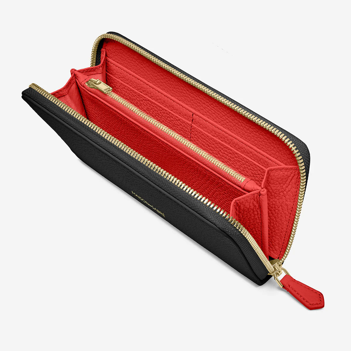 The Long Zip Wallet - Pomegranate Caviar - Image 4