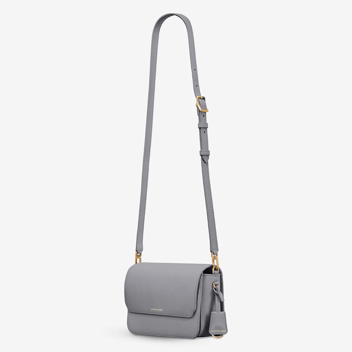 The Medium Flap Bag - Dove Grey - Image 4
