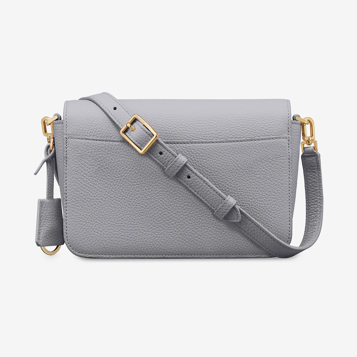 The Medium Flap Bag - Dove Grey - Image 5