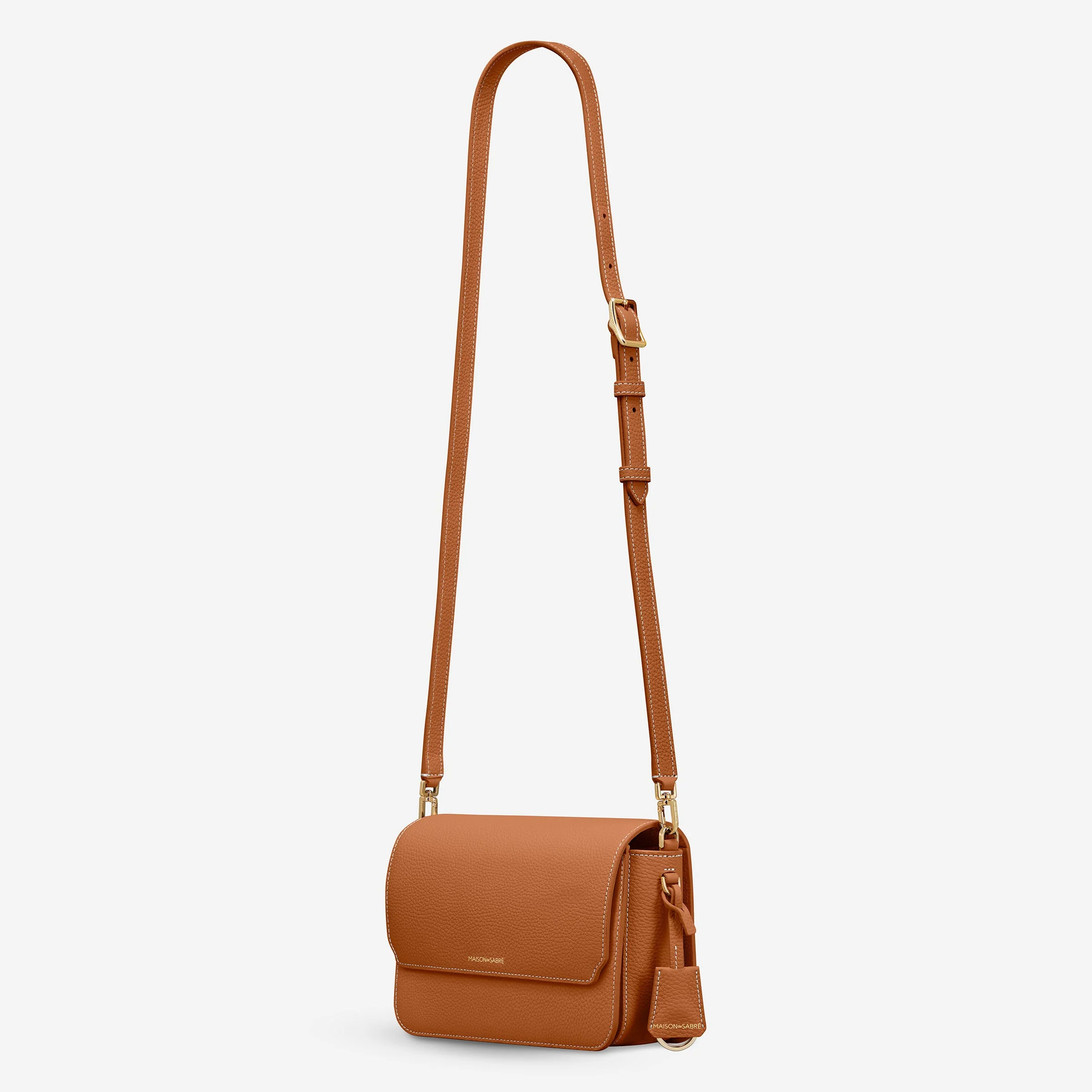 The Medium Flap Bag - Pecan Brown - Image 6