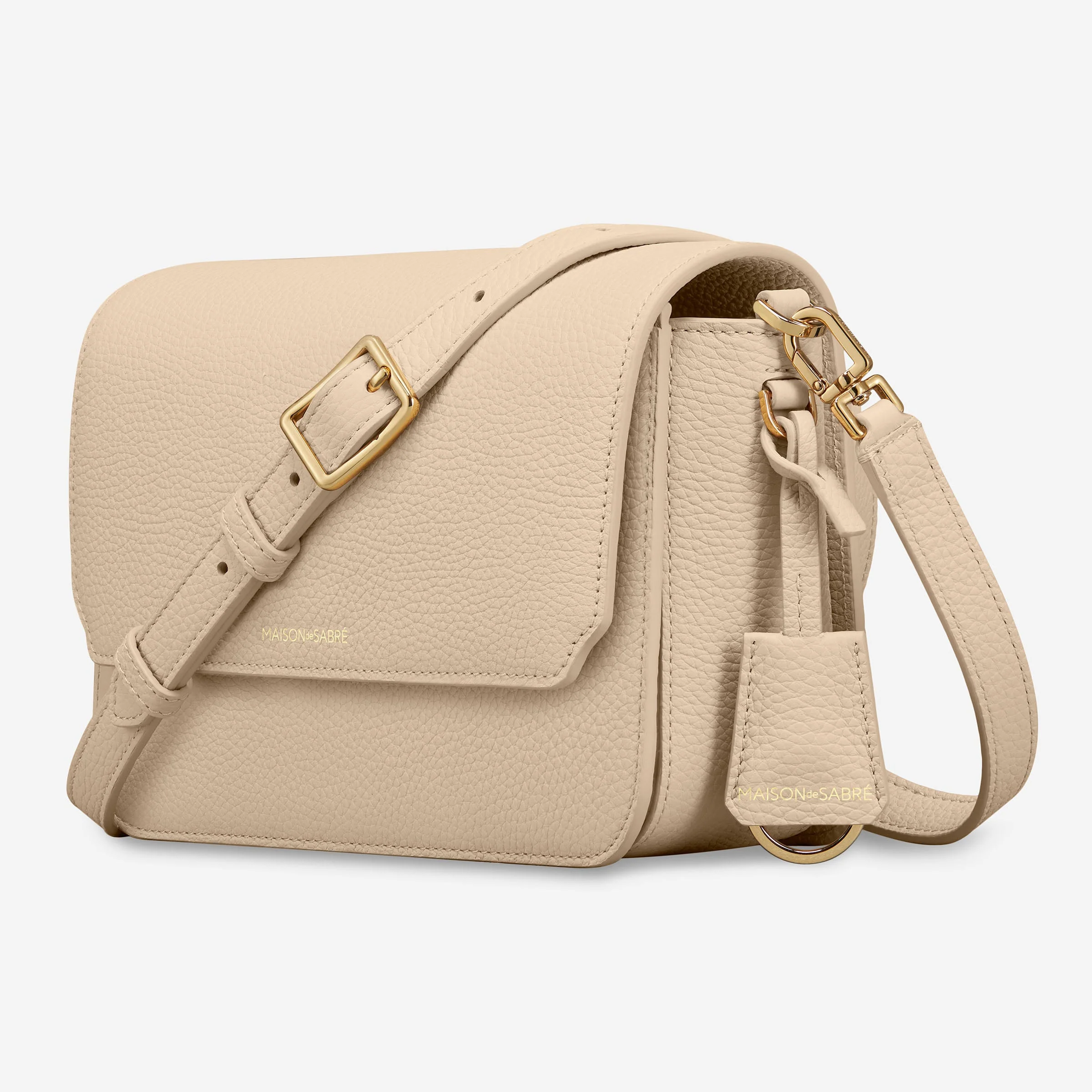 The Medium Flap Bag - Saharan Nude - Image 4