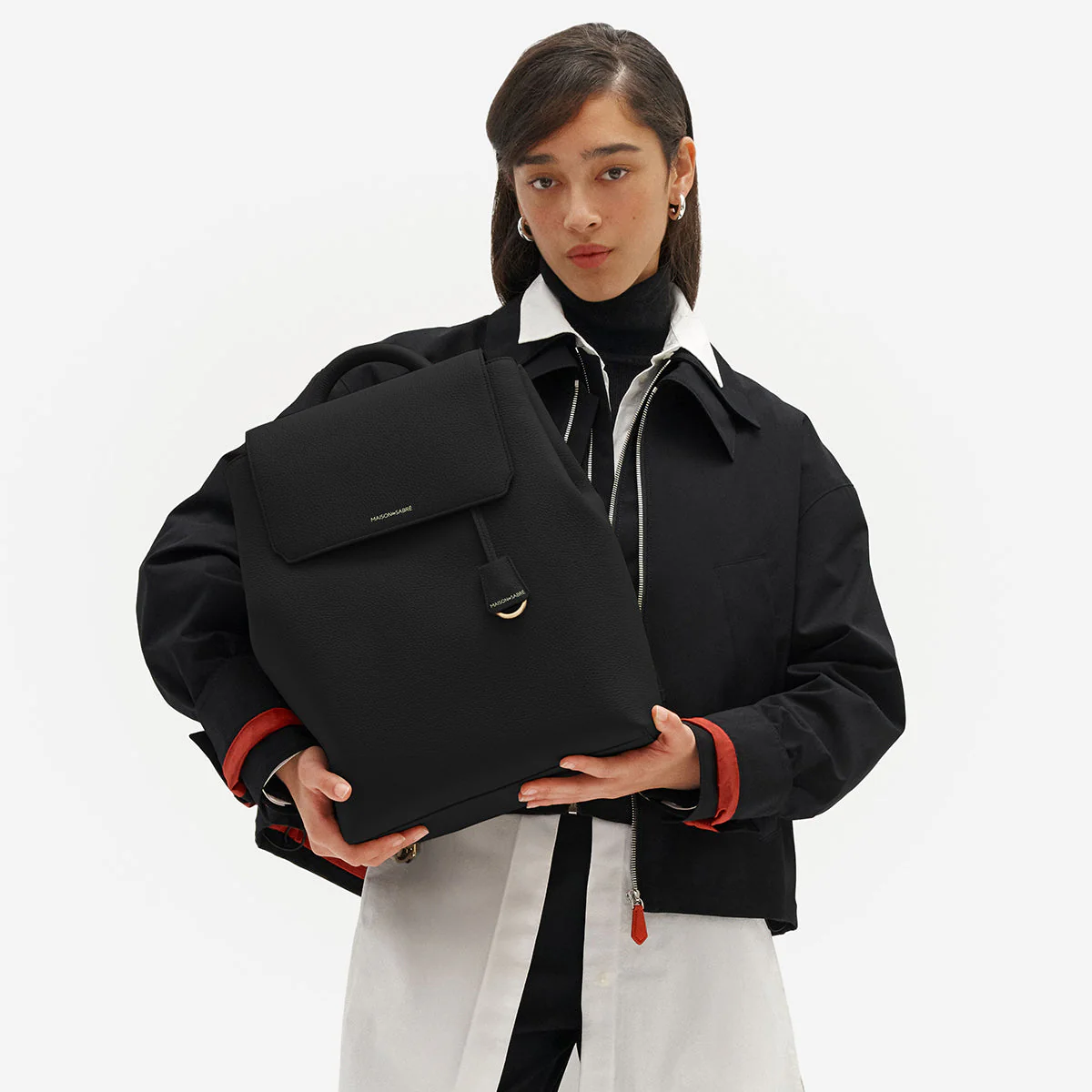 The Medium Soft Backpack - Black Caviar - Image 3