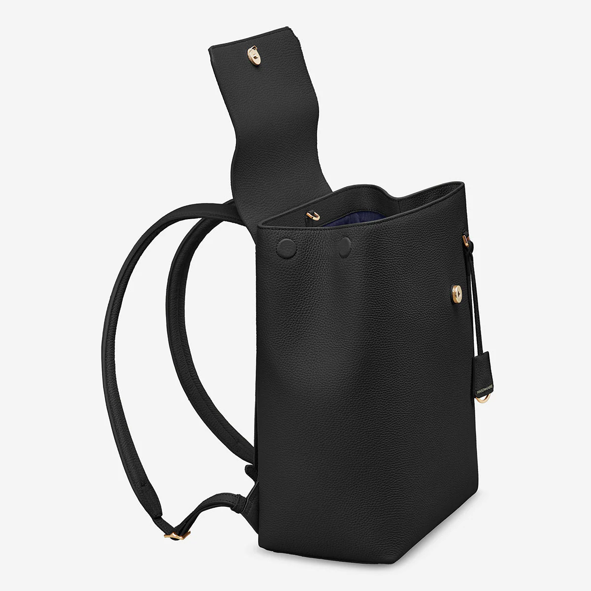 The Medium Soft Backpack - Black Caviar - Image 5