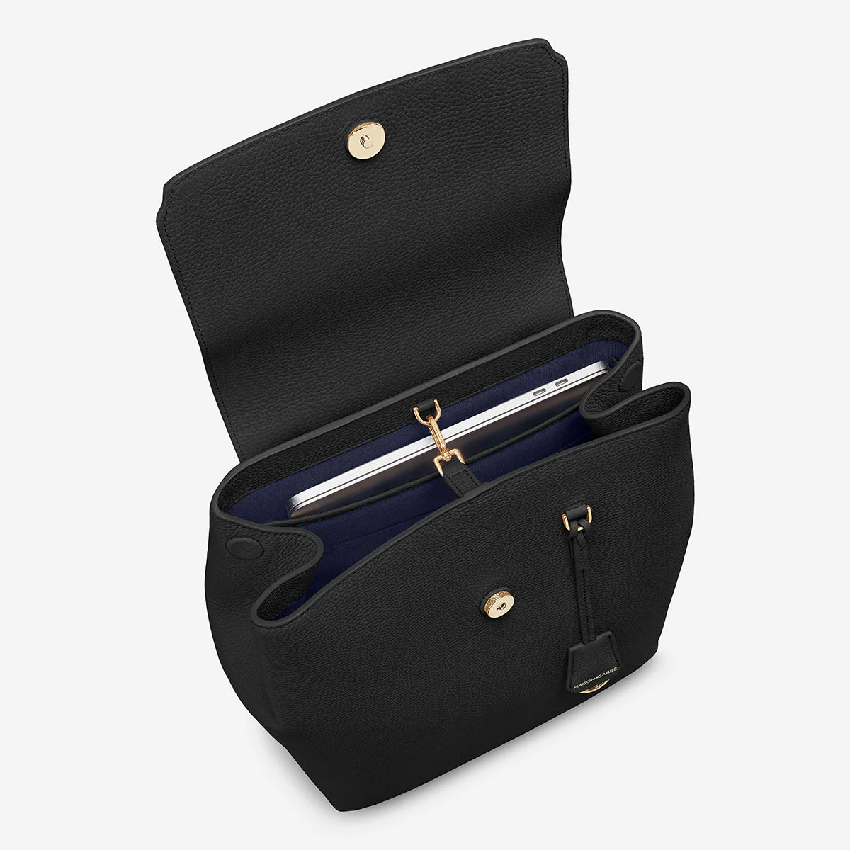 The Medium Soft Backpack - Black Caviar - Image 6