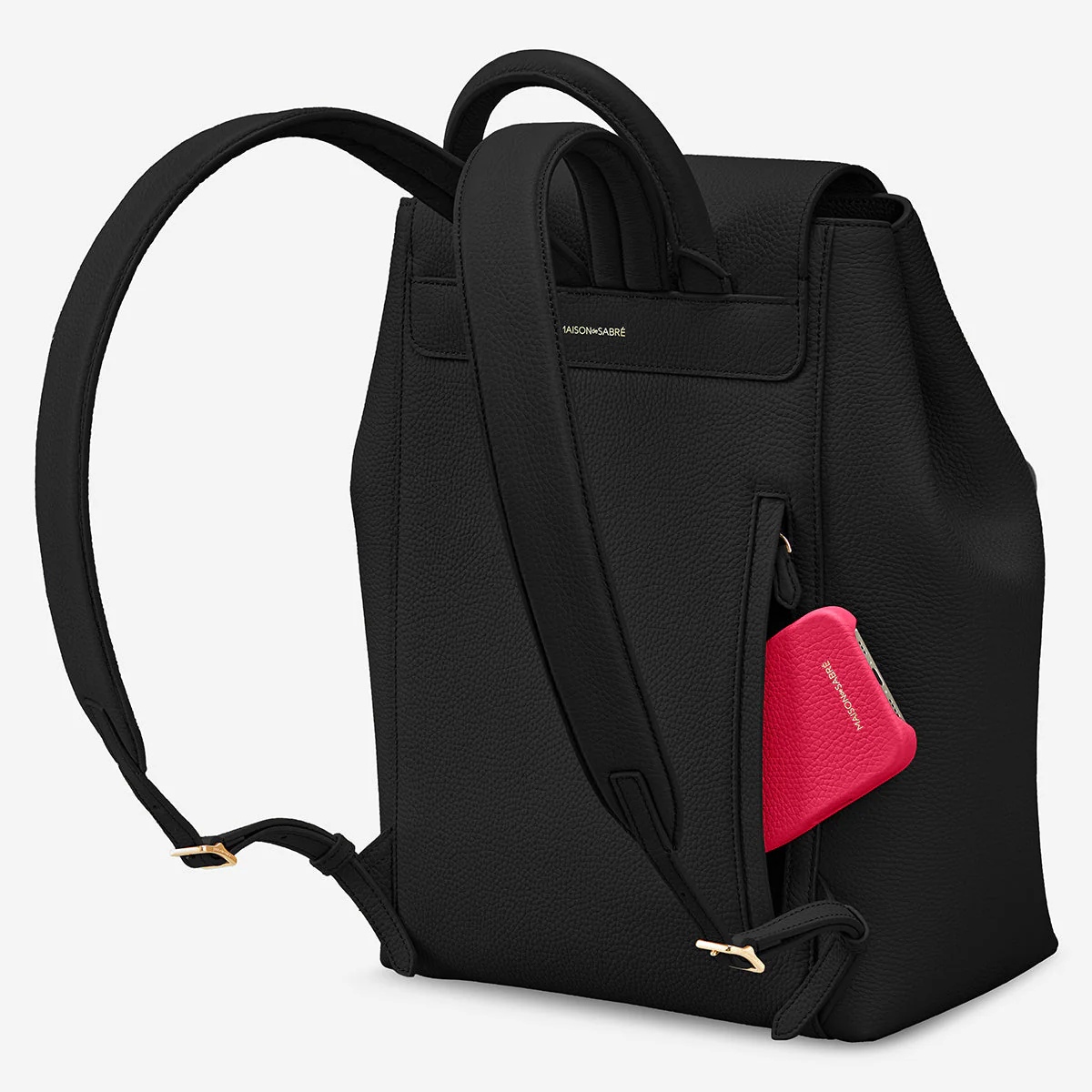 The Medium Soft Backpack - Black Caviar - Image 7