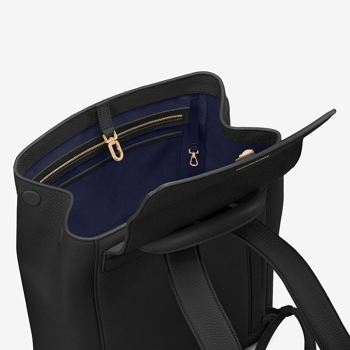 The Medium Soft Backpack - Black Caviar - Image 9