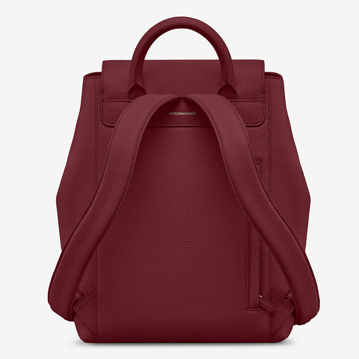 The Medium Soft Backpack - Plum Red - Image 8