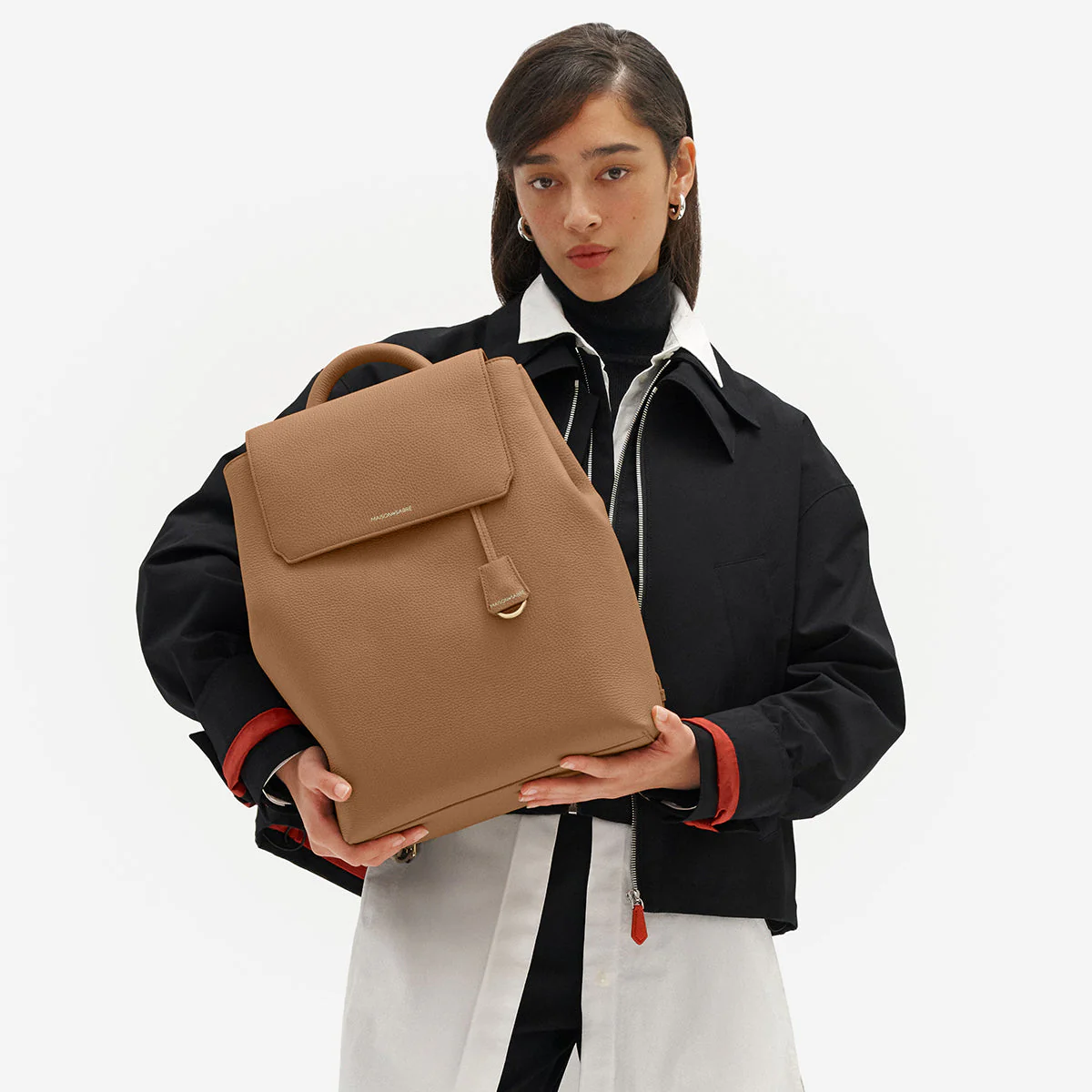 The Medium Soft Backpack - Sandstone Brown - Image 3