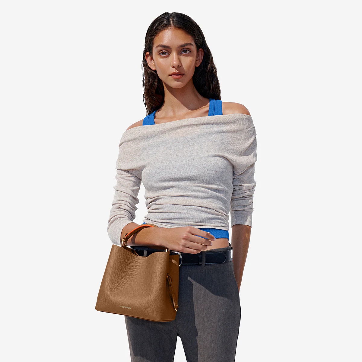 The Mini Bucket Bag - Manhattan Sandstone - Image 3
