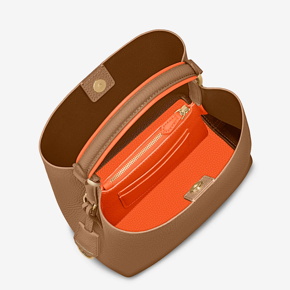 The Mini Bucket Bag - Manhattan Sandstone - Image 5