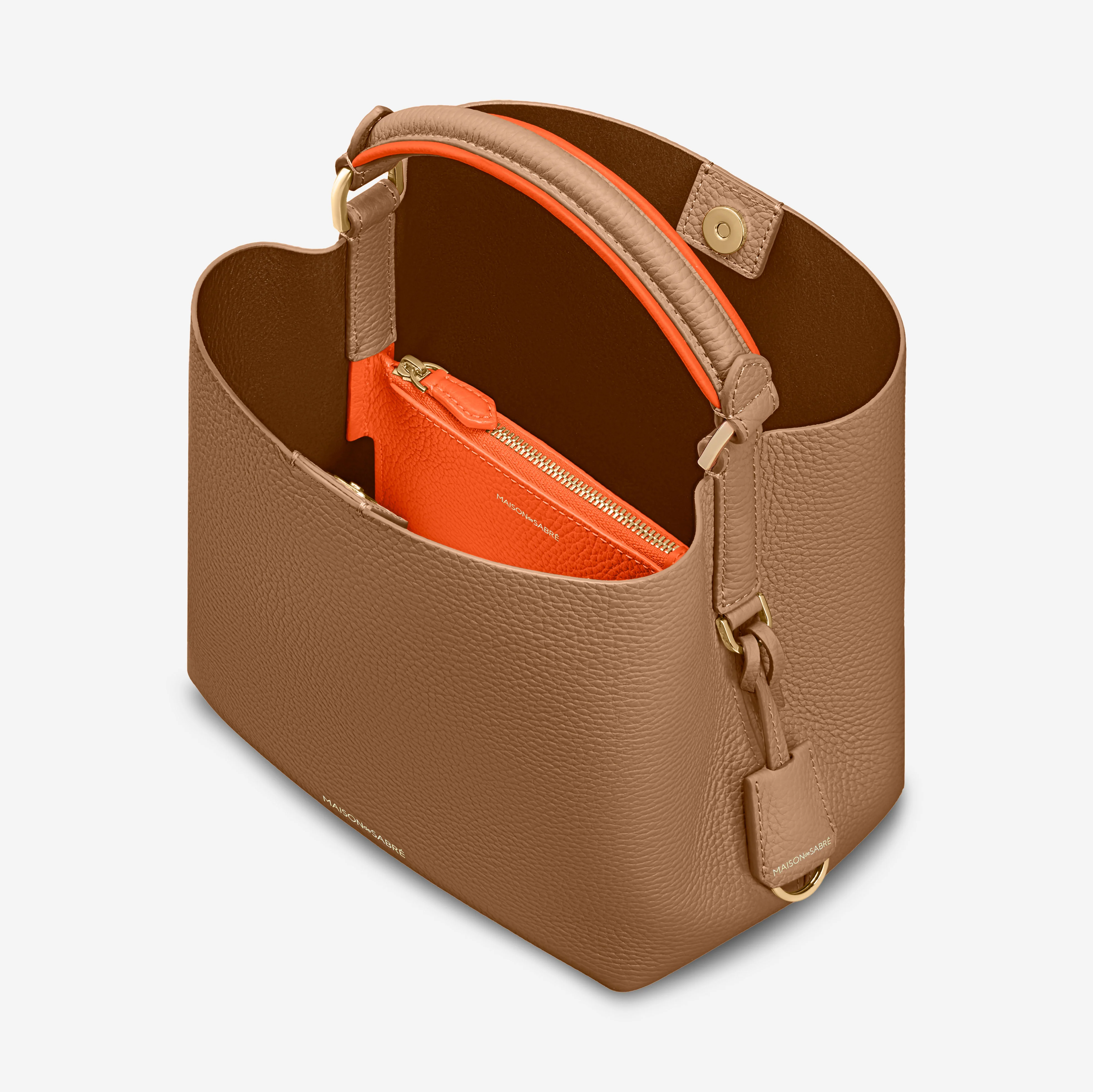 The Mini Bucket Bag - Manhattan Sandstone - Image 6