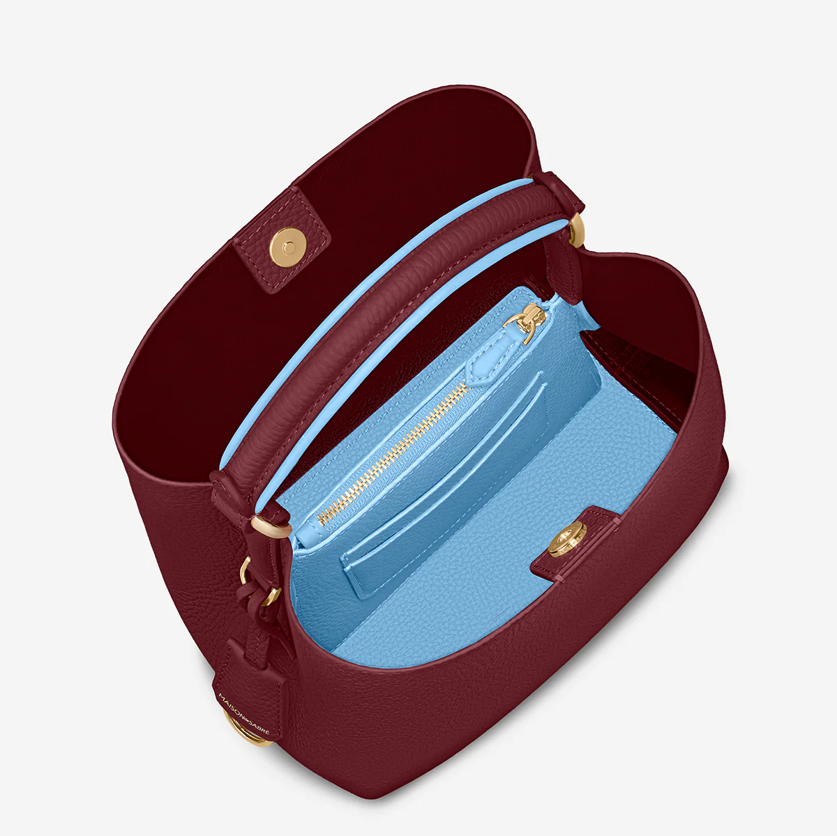 The Mini Bucket Bag - Plum Sky - Image 5
