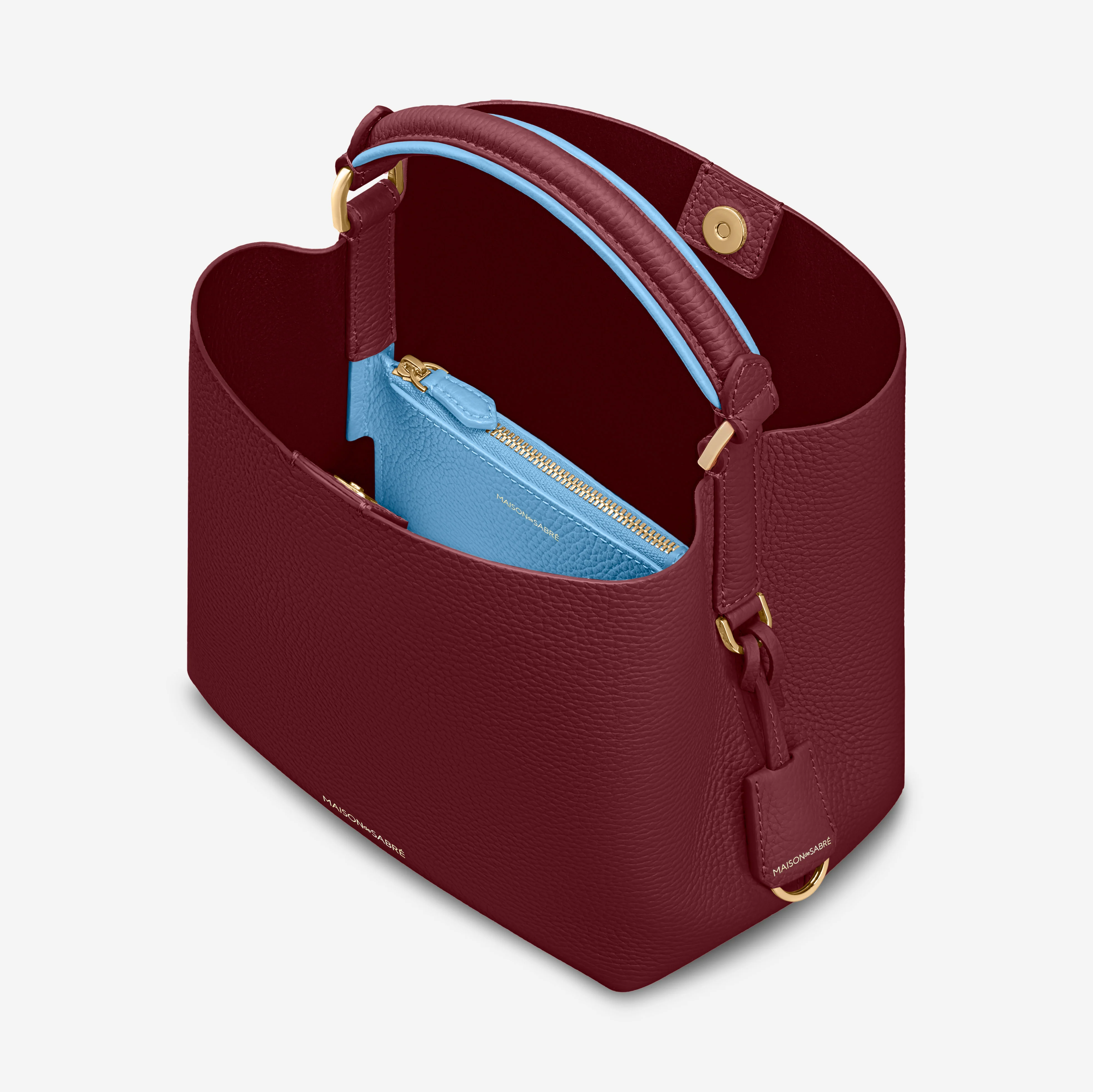 The Mini Bucket Bag - Plum Sky - Image 6
