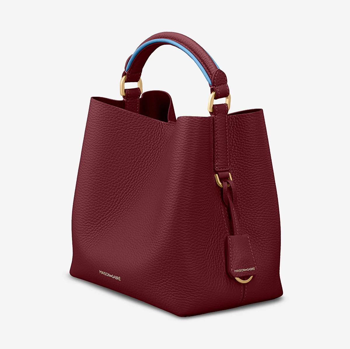The Mini Bucket Bag - Plum Sky - Image 8