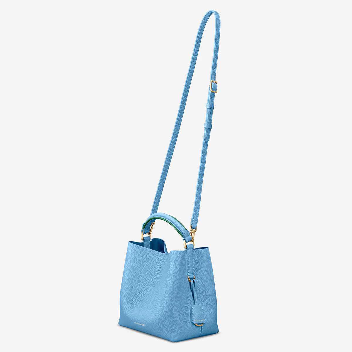 The Mini Bucket Bag - Sky Emerald - Image 10