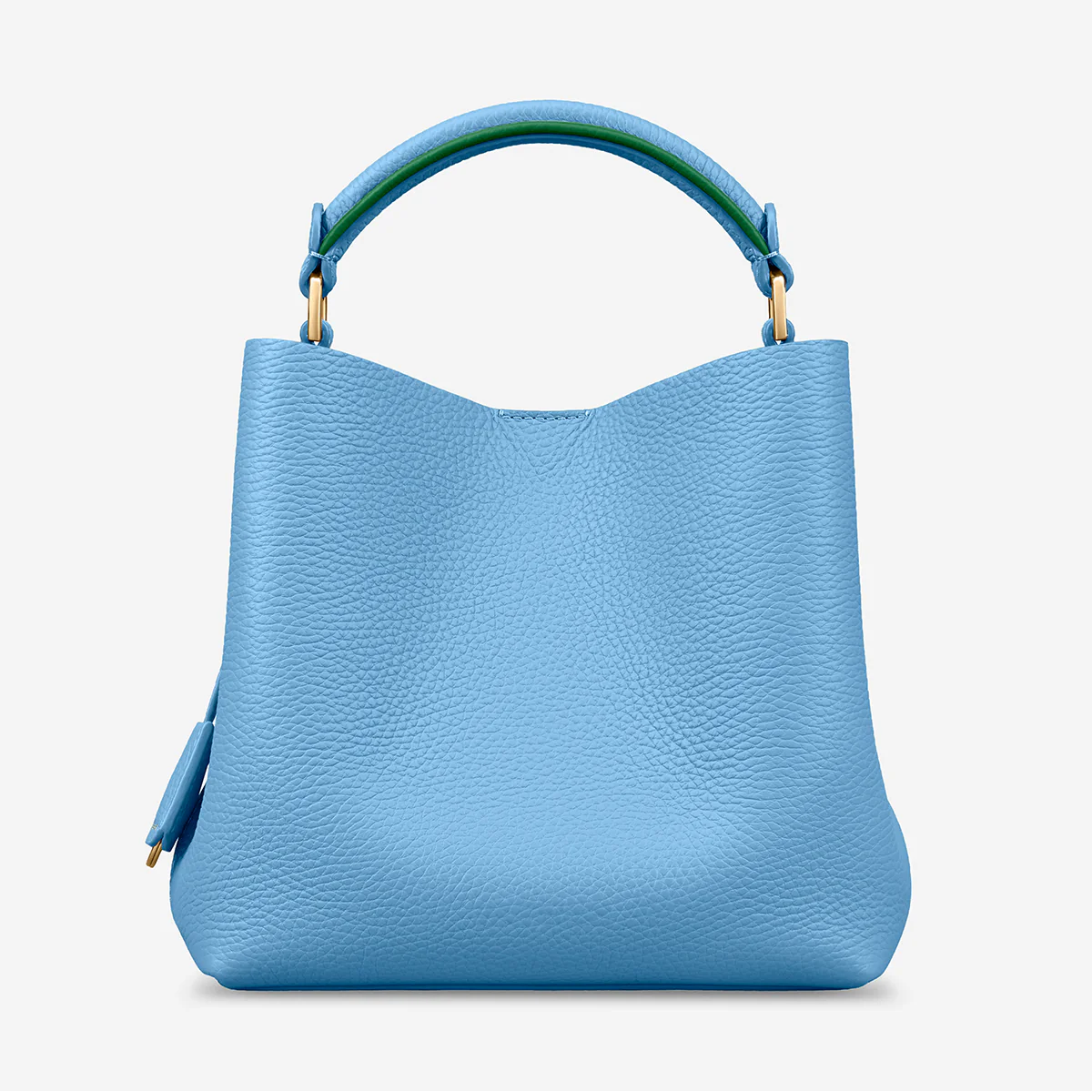 The Mini Bucket Bag - Sky Emerald - Image 11