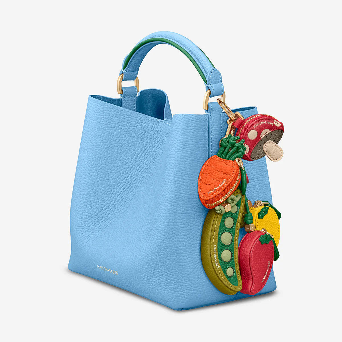 The Mini Bucket Bag - Sky Emerald - Image 4
