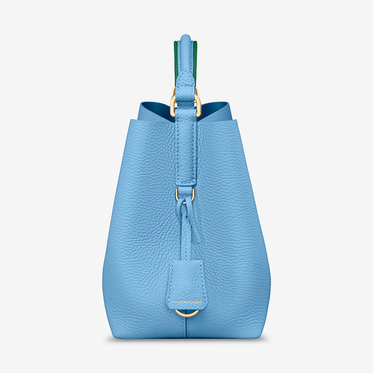 The Mini Bucket Bag - Sky Emerald - Image 9