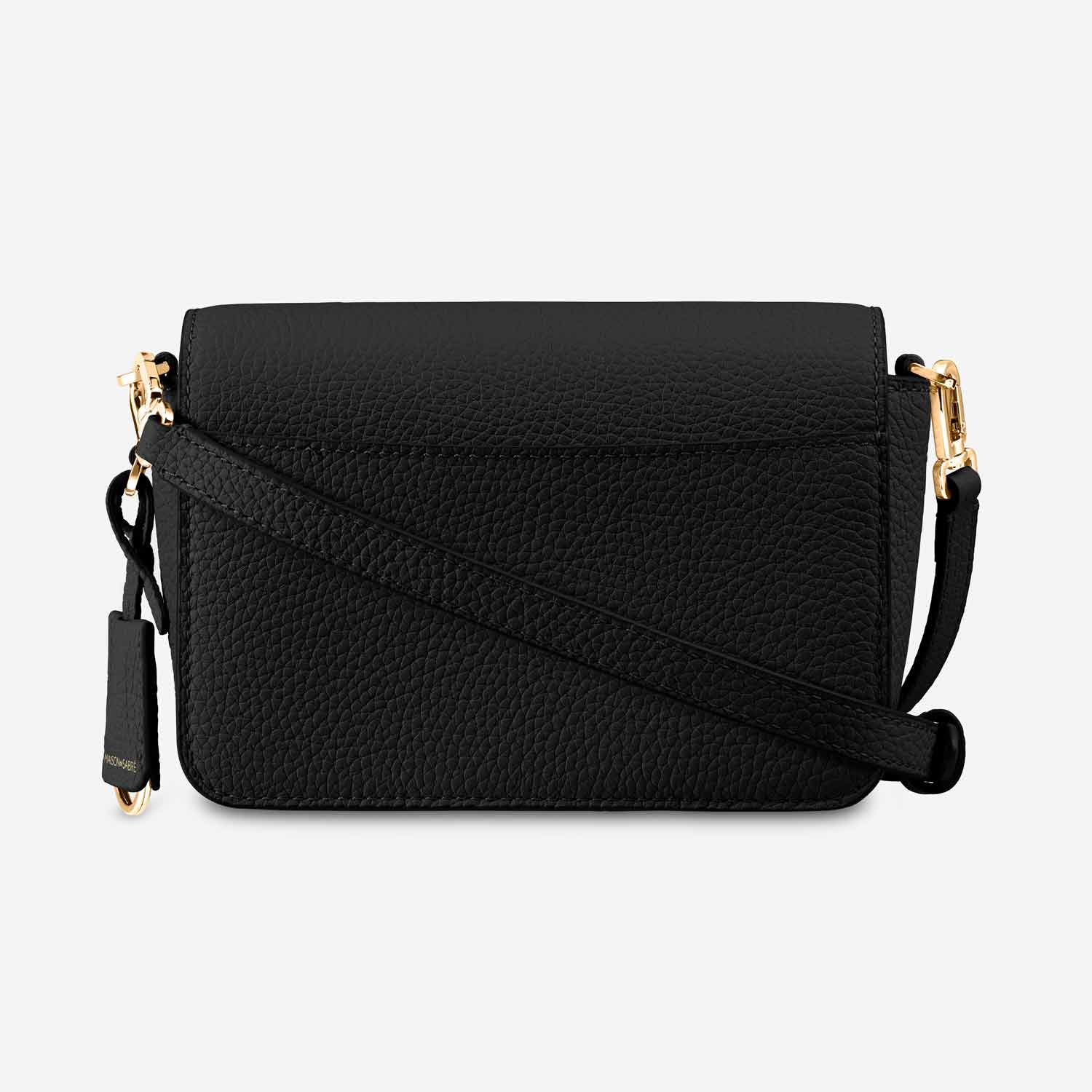 The Mini Flap Bag - Black Caviar - Image 5